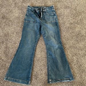 American Eagle Super Hi Rise Flare